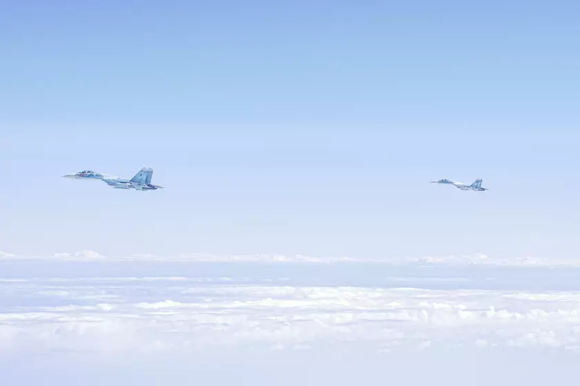 Истребители Eurofighter Typhoon Королевских ВВС и Люфтваффе перехватили три российских самолёта над Балтийским море