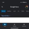 Preview of the Google News footer redesign - image 1