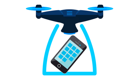 Chinese with the help of drones threw the iPhone for $ 80 million