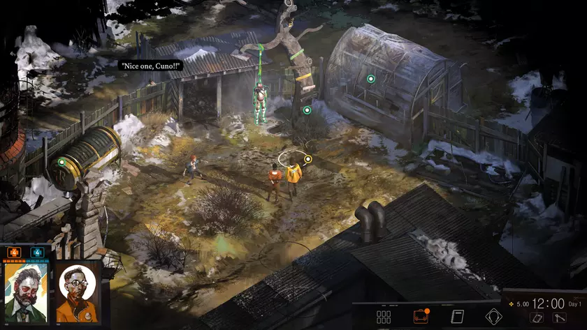 Взгляд за кулисы: скриншот, раскрывающий искусство Disco Elysium
