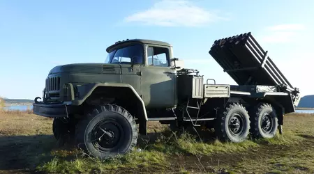 HIMARS destroyed a 9P138 launcher of the rare Grad-1 multiple launch rocket system with a precision hit