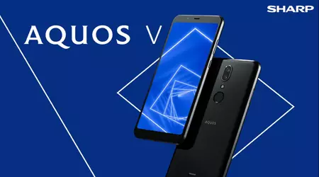 Sharp AQUOS V: IPS-дисплей на 5.93 дюйма, чіп Snapdragon 835, подвійна камера на 13 Мп та цінник у $230
