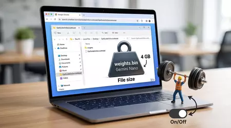 Google Chrome потайки «з’їдає» 4 ГБ на диску: навіщо браузеру Gemini Nano