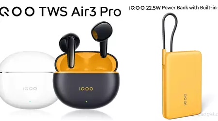 iQOO TWS Air 3 Pro: активне шумопоглинання, hi-res кодеки та зарядка за 15 хвилин