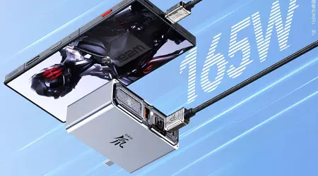 Nubia представила GaN-зарядку Red Magic з чотирма портами USB і потужністю 165 Вт за $48