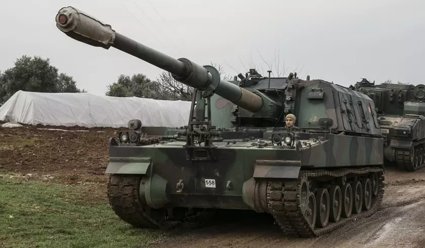 Украина получит турецкие самоходные гаубицы T-155 Firtina с максимальной дальности стрельбы 40 км