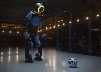 Atlas на футбольном поле: робот Boston Dynamics учится симулировать травмы и праздновать голы