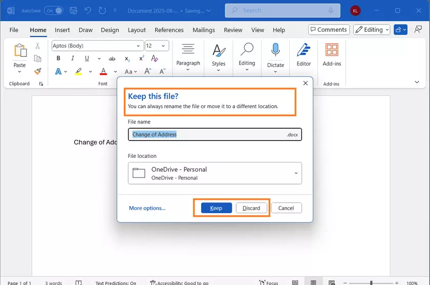 MS Word приглашает: сохраните свои документы в облаке!