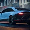 Hyundai Ioniq 6 N rear in the evening hours