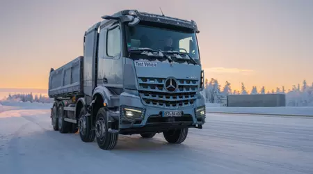 Електричний Mercedes-Benz eArocs 400 пройшов зимові випробування у Фінляндії