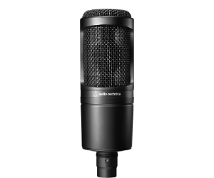 Audio-Technica AT2020 Cardioid Condenser Studio Microphone