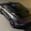 Мініатюра задньої частини високого кута сірої Lotus Eletre