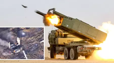 HIMARS hit the launchers, guidance system and radar of a rare Russian S-300V4 Antey surface-to-air missile system capable of intercepting ballistic missiles