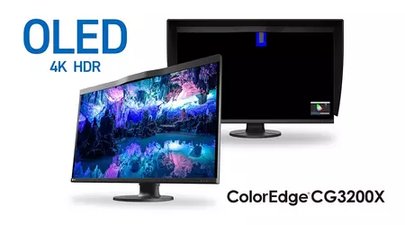 Eizo ColorEdge CG3200X: a professional QD-OLED monitor with a built-in calibration sensor