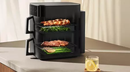 Xiaomi releases smart double-decker air fryer that allows you to cook four dishes at once