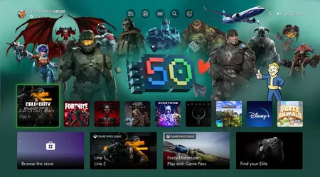 Microsoft випустила ювілейну динамічну тему для Xbox Series S/X з персонажами своїх культових ігор