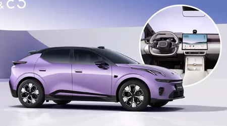 Lynk & Co 02 (Z20): Фіолетовий салон, 800 вольт та «аватар» на торпедо