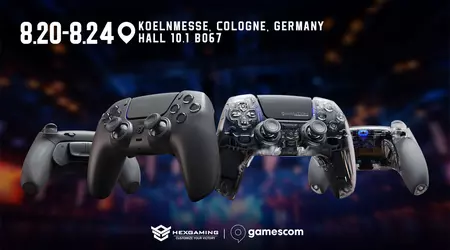 Hexgaming покаже на Gamescom 2025 контролери для професійних геймерів