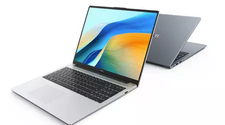 Huawei представила MateBook D 16 (2024) із процесорами Intel Core 13-го покоління