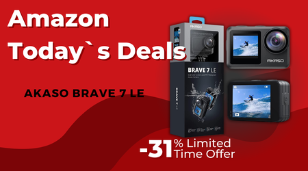 AKASO Brave 7 LE Action Camera Now $50 Off – Save 31% on Amazon!