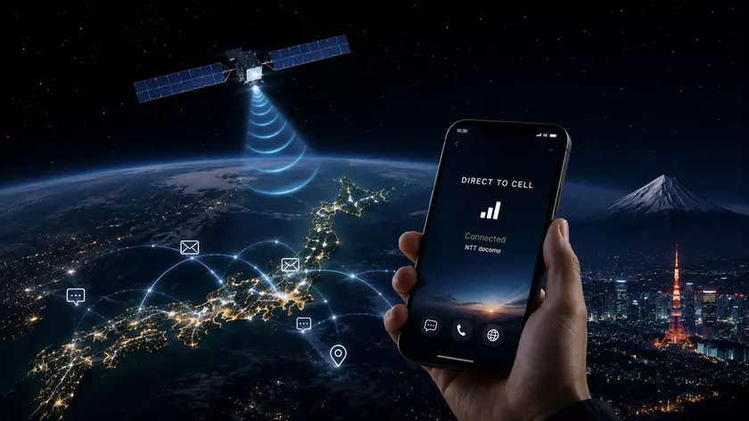 Спутник Starlink на орбите Земли