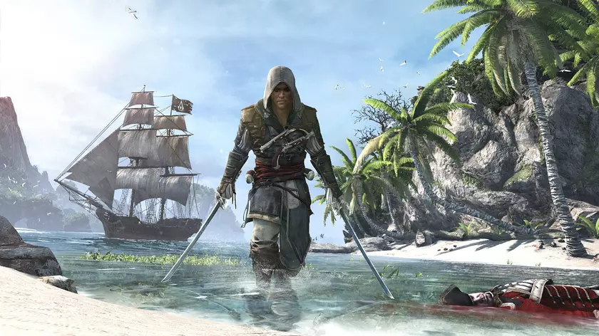 Погрузитесь в мир пиратов: арт Assassin’s Creed IV: Black Flag