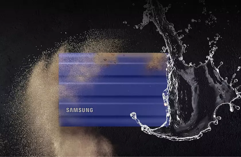 Samsung Portable T7 Shield на Amazon: SSD-накопитель с защитой от воды и ударов со скидкой до 90.91 евро