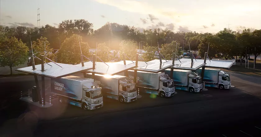 Daimler Truck: крупнейшая европейская сеть полупубличных зарядок для грузовиков на подходе