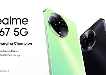 realme C67 5G: LCD-дисплей на 120 Гц, чип MediaTek Dimensity 6100+ и защита IP54 за $167
