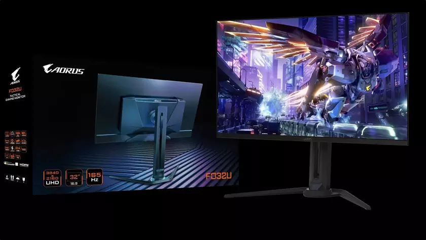Gigabyte AORUS FO32U: 32-дюймовый монитор с QD-OLED экраном на 165 Гц