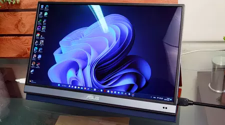 Огляд портативного монітора ASUS ZenScreen OLED MQ16AH з яскравою OLED-матрицею та тонким металевим корпусом