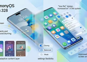 Стеклянные мечты Huawei: HarmonyOS 6 получила большое визуальное обновление