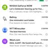 Details of the new Gmail design for iPhone