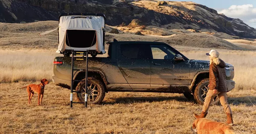 Rivian Partners with iKamper: Introducing the Skycamp Mini for Your Adventurous Getaways