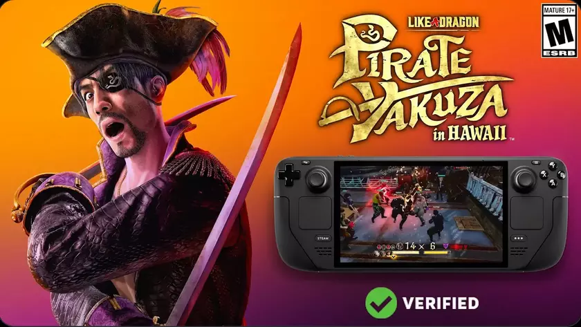 Круиз по Гавайям: Новый постер Like a Dragon для Steam Deck