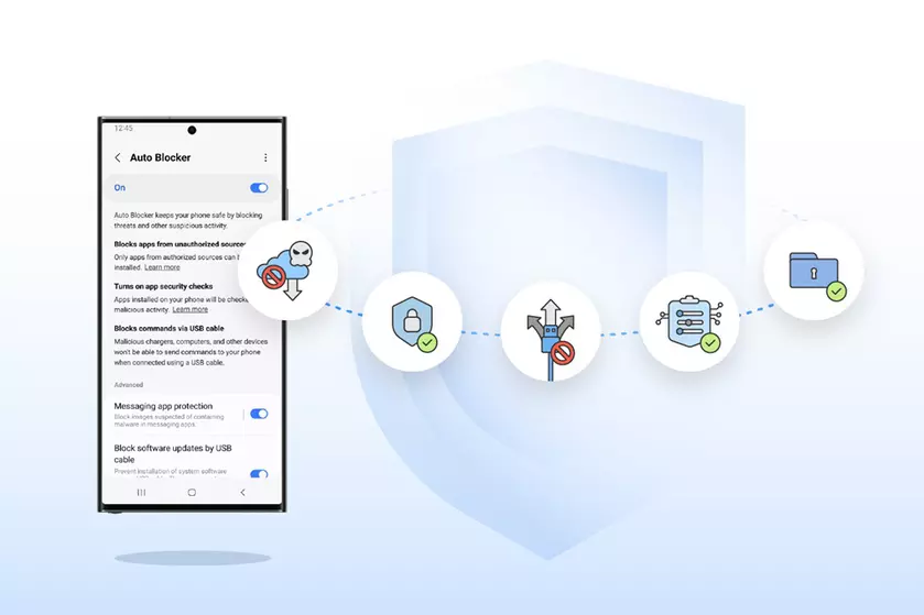 Смартфоны с One UI 6.1.1 получают улучшенную безопасность Auto Blocker