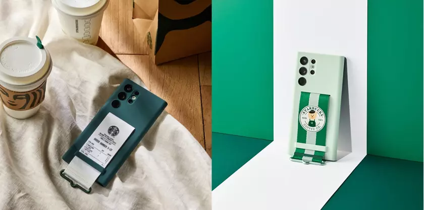 Starbucks и Samsung выпустили чехлы для смартфонов Galaxy S22 и специальную версию Galaxy Buds 2