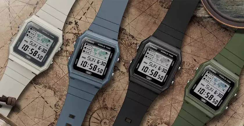 Casio запускает часы LF-30W-1A с интегрированной картой мира!