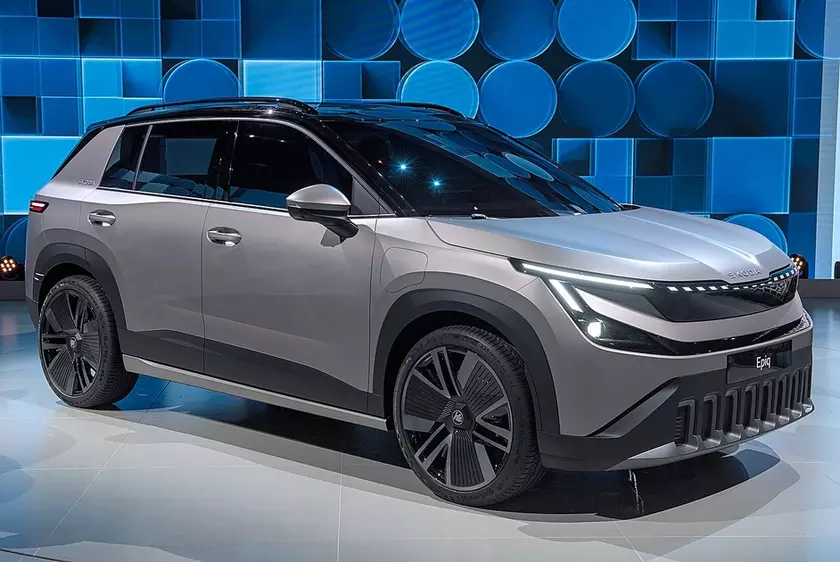 Электромобиль Skoda Epiq без камуфляжа