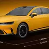 Preview of the side view of the Smart #6 sedan
