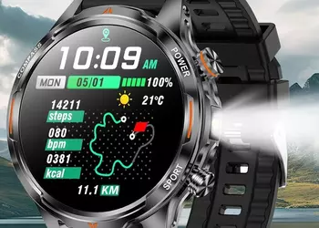 Представлены Rogbid Enduro — смарт-часы с прочным корпусом, рекордным аккумулятором на 1100 мАч и ценой всего $30