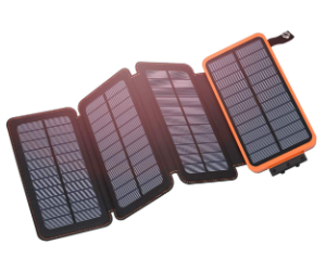 Hiluckey Solar Charger Power Bank 25000mAh