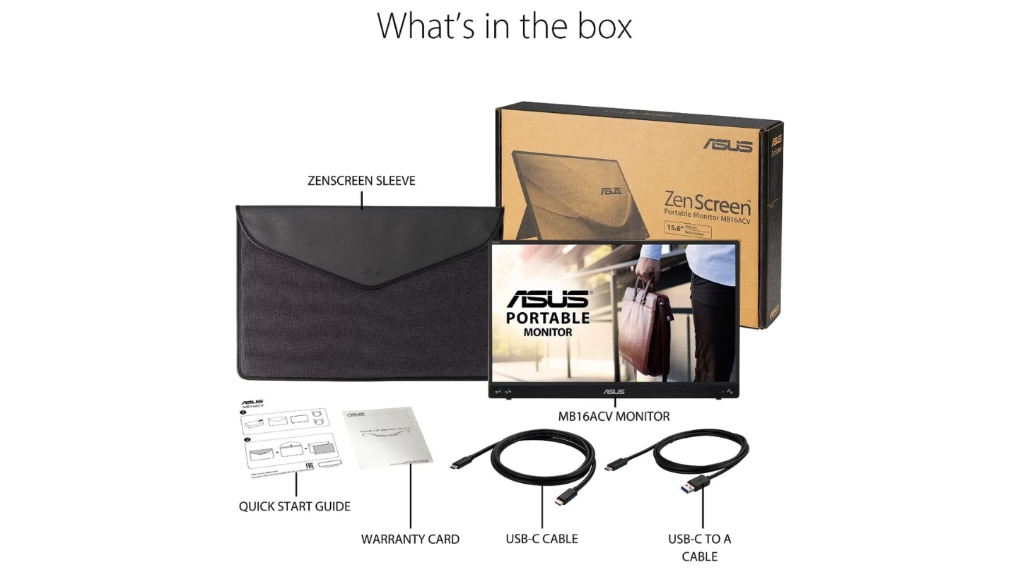 Moniteur portable USB-C ASUS ZenScreen MB16ACV