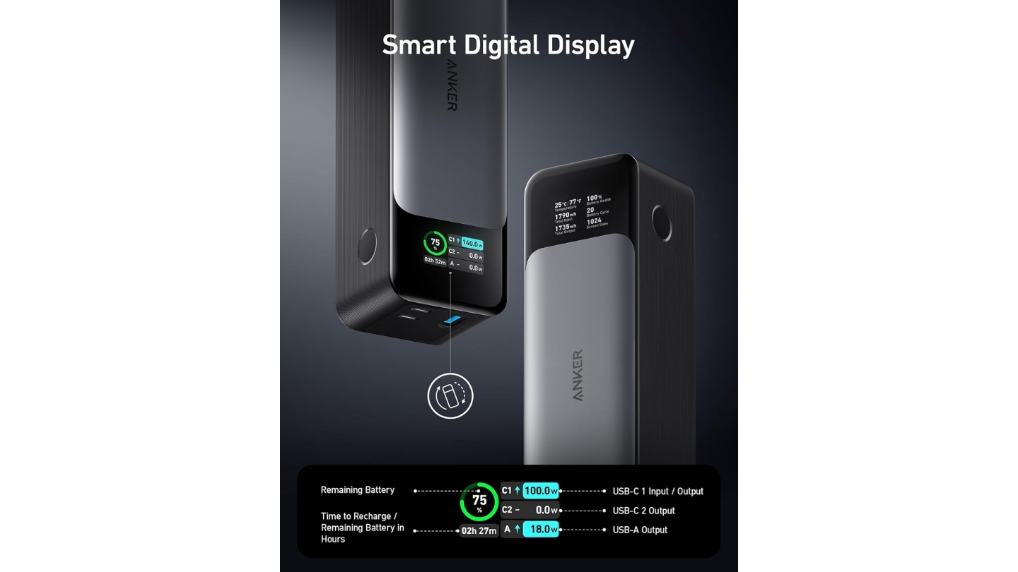 Anker 737 Steam Deck portable charger