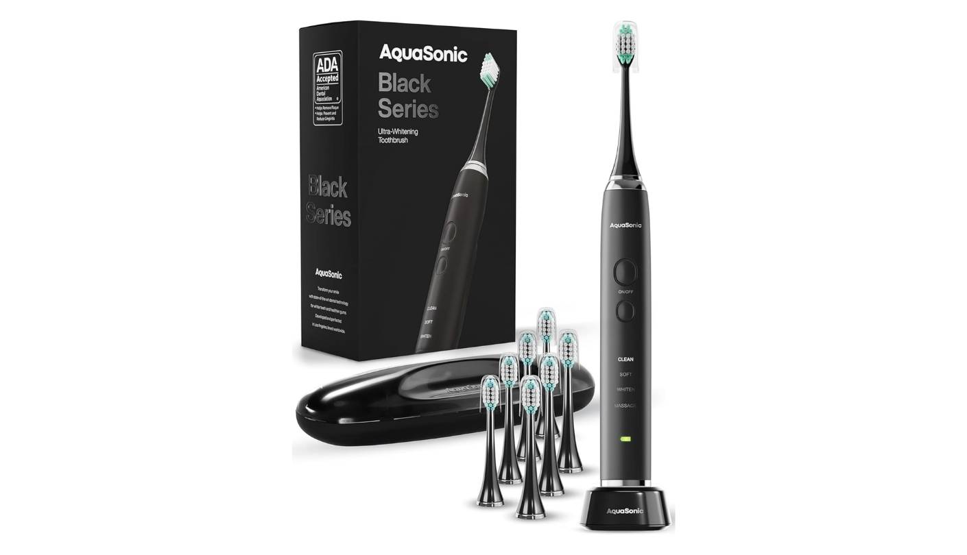 AquaSonic Black Series Ultra Whitening cheap electric toothbrush