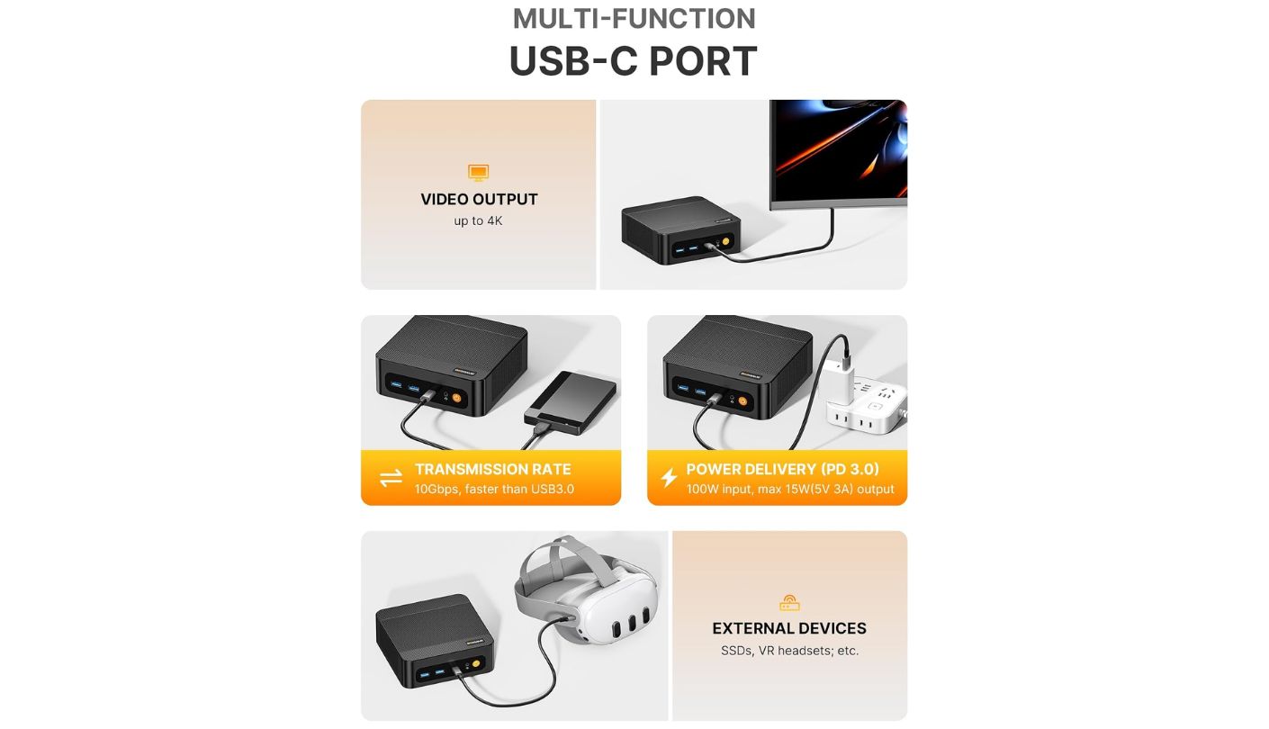 BOSGAME P6 mini pc htpc