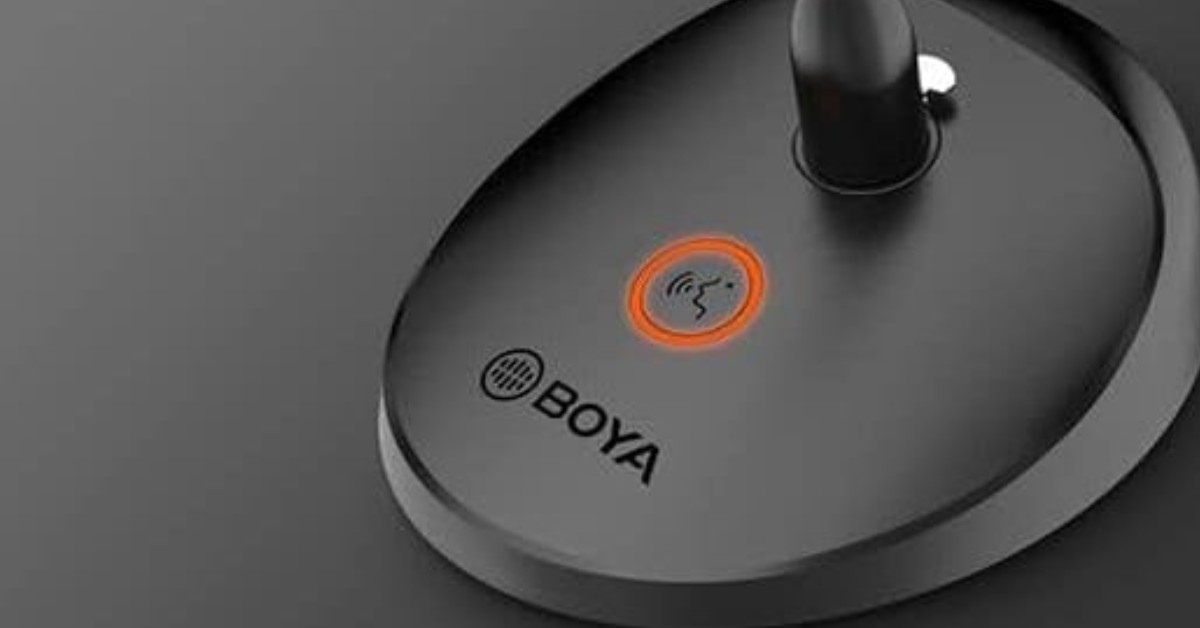 BOYA Desktop Gooseneck Condenser microphone for public speaking