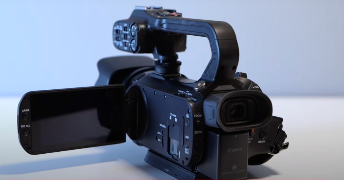 Canon XA60 best camcorder for low light