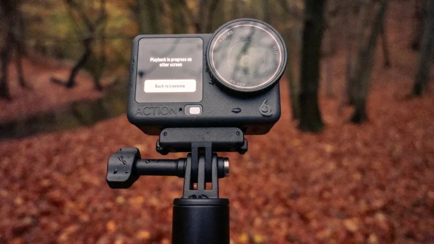 DJI Osmo Action 6 small action camera for YouTube