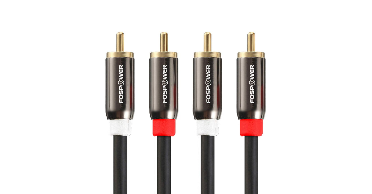 FosPower 2 RCA M/M rca cables for amp